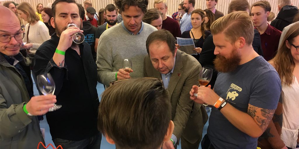 Stort intresse för Gammalt öl på Belgoträffen i Uppsala 2017 (foto: Magnus Nilsson)